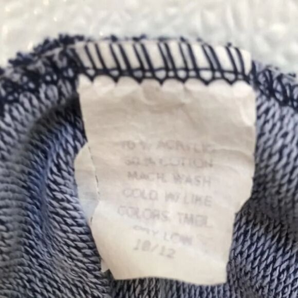 Ruffle Hem Knit Skirt - Knee Length Dark Blue Casual Everyday - Picture 6 of 7